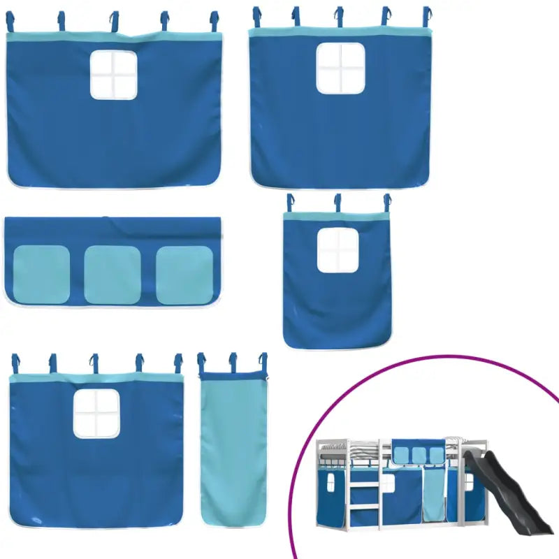 Elegante metalen stapelbed van massief grenenhout voor weinig ruimte - Bedden & bedframes