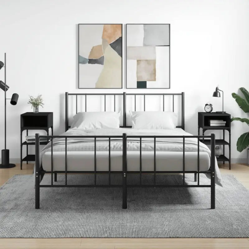 Elegante nachtkastjes van duurzaam bewerkt hout - Zwart / 2 - Nachtkastjes