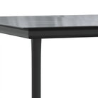 Elegante tuinset met poly rattan en gehard glas voor tuin of terras - Tuinsets