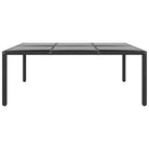 Elegante tuinset met poly rattan en stevige stalen frames - Tuinsets