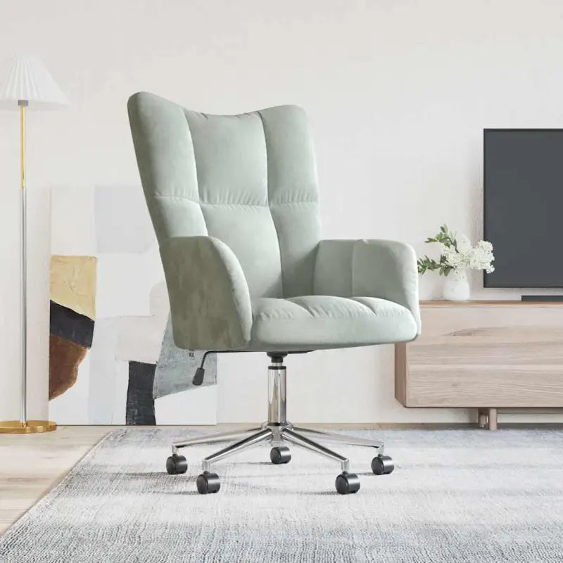 Elegante verstelbare draaibare relaxstoel met modern blokpatroon - Fauteuils & Relaxfauteuils