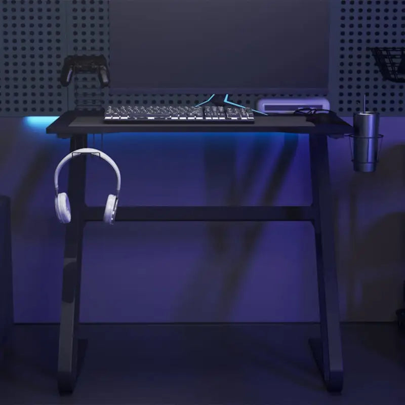 Ergonomisch Gamingbureau voor Comfort en Concentratie - Zwart / 90 x 60 x 75 cm - Bureaus