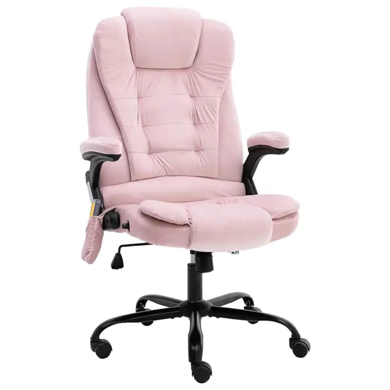 Ergonomische kantoorstoel met massage- en ligfunctie - Roze / 1 / met massagefunctie - Bureaustoelen