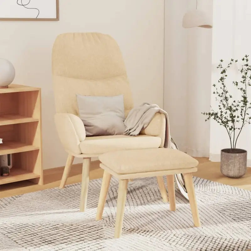 Fauteuils en Relaxfauteuils voor optimaal zitcomfort en stevigheid - Crème / 1 / Met voetensteun - Fauteuils &