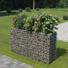 Gabion plantenbak van gegalvaniseerd staal voor tuin en terras - 180 x 50 x 100 cm / 1 - Bloempotten & plantenbakken