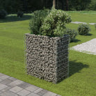 Gabion plantenbak van gegalvaniseerd staal voor tuin en terras - 90 x 50 x 100 cm / 1 - Bloempotten & plantenbakken