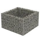 Gabion plantenbak van gegalvaniseerd staal voor tuin en terras - Bloempotten & plantenbakken