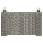 Gabion plantenbak voor een stijlvolle tuinborder - 260 x 40 x 150 cm / 1 - Bloempotten & plantenbakken
