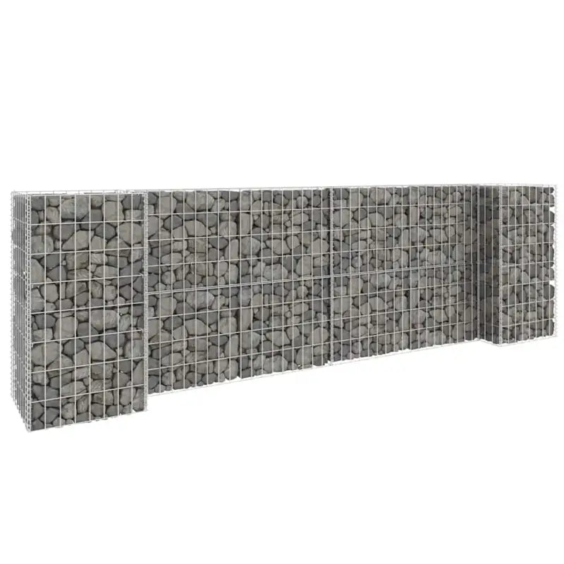 Gabion plantenbak voor een stijlvolle tuinborder - 260 x 40 x 80 cm / 1 - Bloempotten & plantenbakken