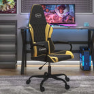 Gamestoel van kunstleer voor comfortabel en duurzaam gamen - Goud / 1 - Gamingstoelen