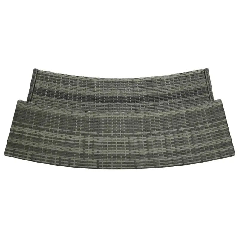 Gebogen Bartafel met Twee-laags Blad voor Buitengebruik - Tuintafels