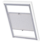 Geplooid rolgordijn voor Velux met meegeleverde montageaccessoires - Wit / p06/406 - Jaloezieën & rolgordijnen
