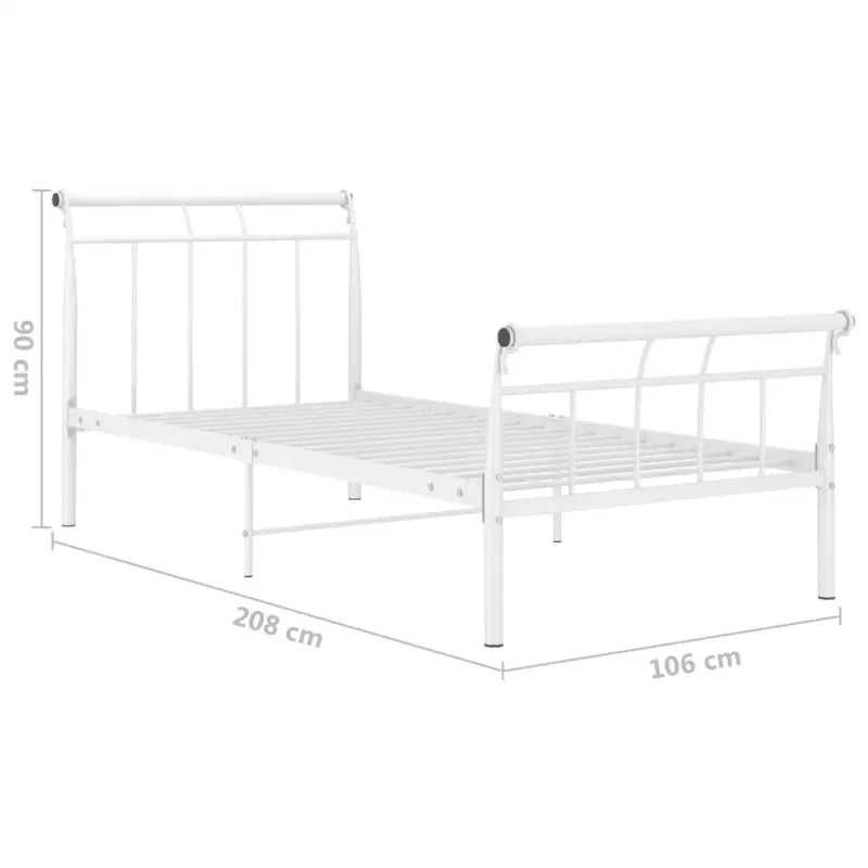 Gepoedercoat metalen bedframe voor een heerlijke nachtrust - Bedden & bedframes