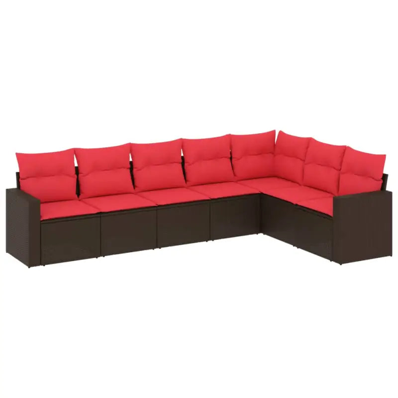 Gepoedercoat stalen tuinset in bruin met comfortabele afmetingen - Tuinsets