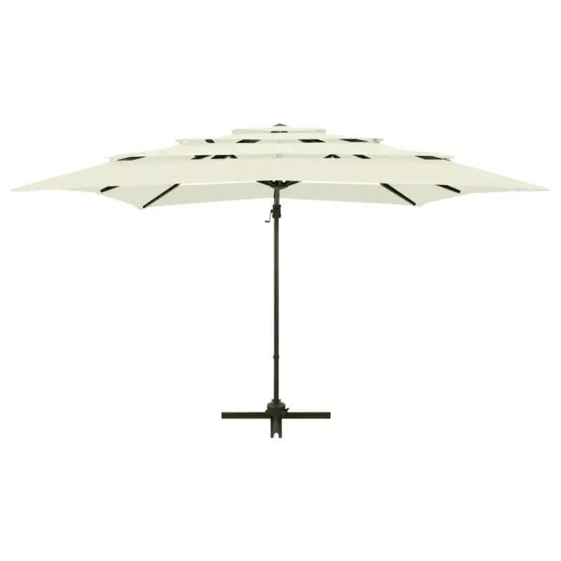 Gepoedercoate aluminium parasol met UV- en vochtbescherming - Parasols en zonneschermen