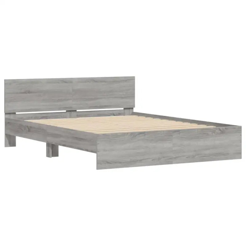 Grijs Sonoma bedframe voor een stabiele en stijlvolle slaapkamer - Bedden & bedframes