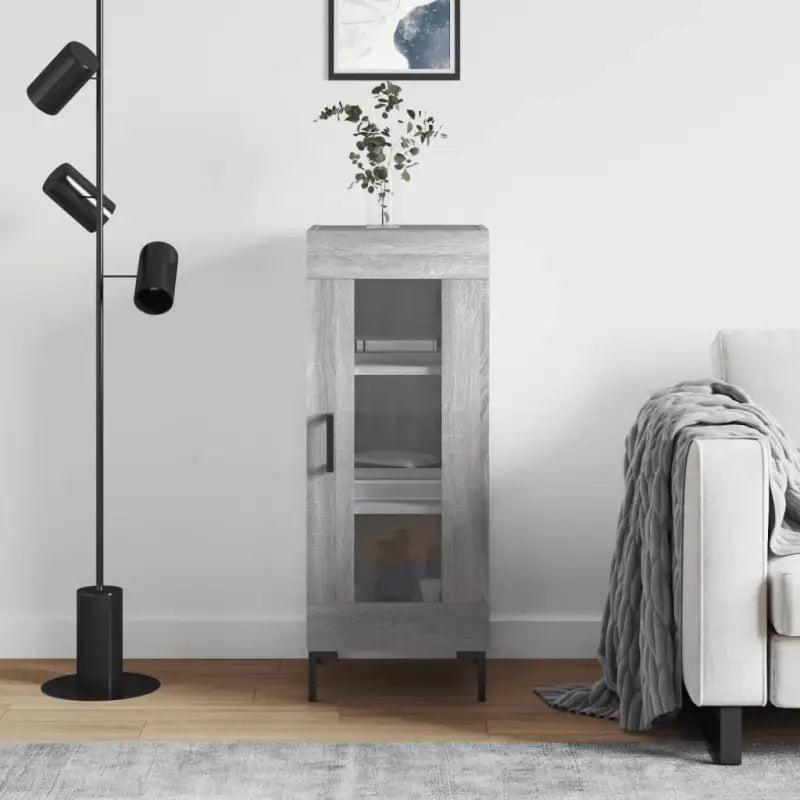 Grijs Sonoma dressoir in bewerkt hout met tijdloze uitstraling - Grijs sonoma / 1 - Dressoirs & buffetkasten