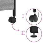 Grijs Sonoma keukentrolley van bewerkt hout met vintage uitstraling - Keukentrolleys