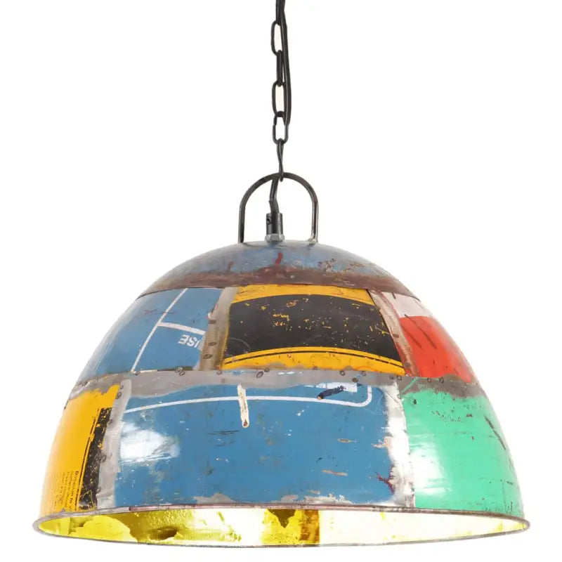 Hanglamp met grote lampenkap voor woonkamer en eetkamer - Multikleur / Φ 41 cm / 1 - Lampen