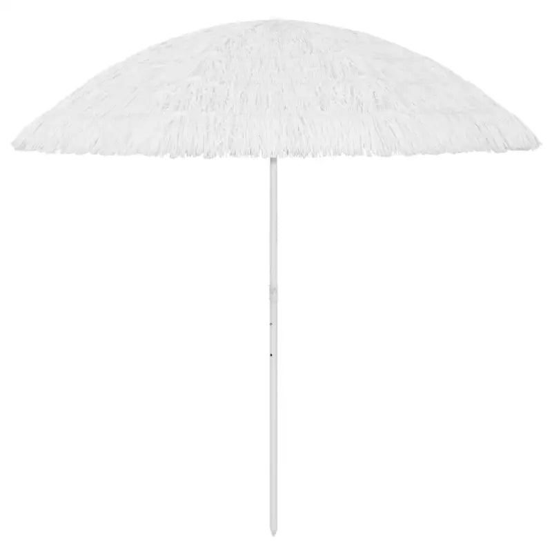 Hawaï Strandparasol met UV-bescherming en lichtbestendige polyesterdoek - Wit / 300 cm / 1 - Parasols en zonneschermen