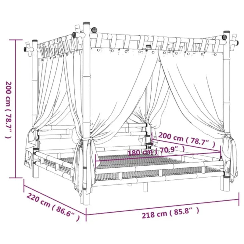 Hemelbed voor betere nachtrust en volledige bescherming - Bedden & bedframes