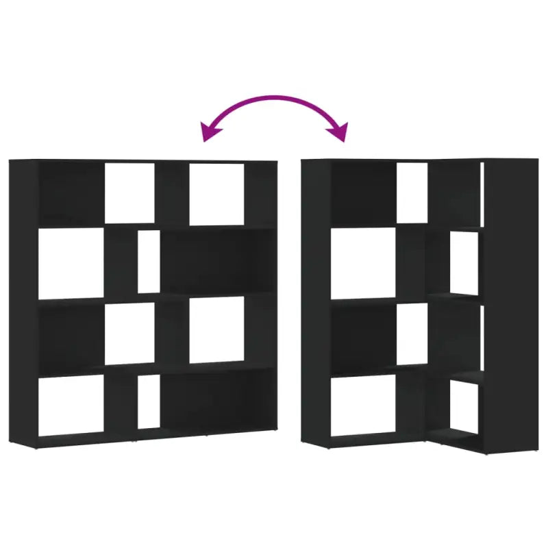 Hoekboekenkast van bewerkt hout voor een stijlvolle en georganiseerde ruimte - Boekenkasten