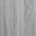 Hoge kast met glazen deuren in Grijs Sonoma Eiken stijl - Dressoirs & buffetkasten