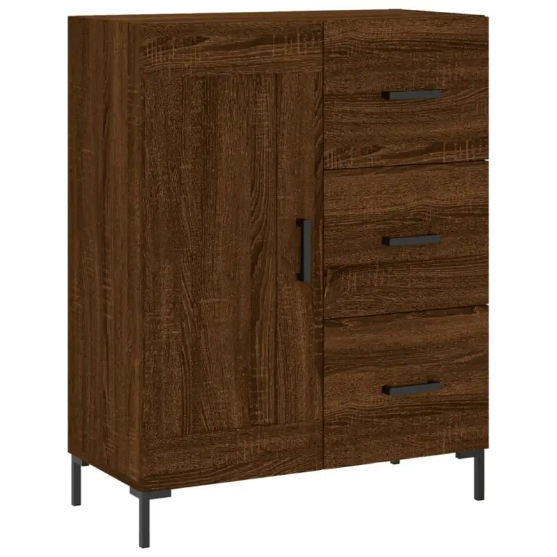 Hoge kast van bewerkt hout met duurzame charme en unieke stijl - Dressoirs & buffetkasten