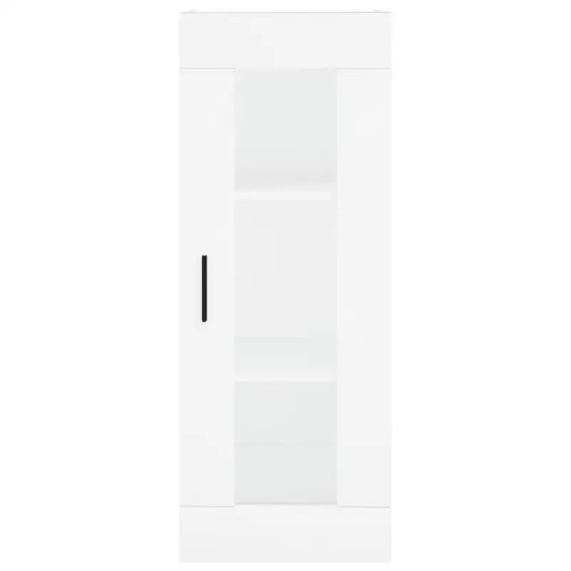 Hoge kast van bewerkt hout met duurzame en stabiele afwerking - Dressoirs & buffetkasten