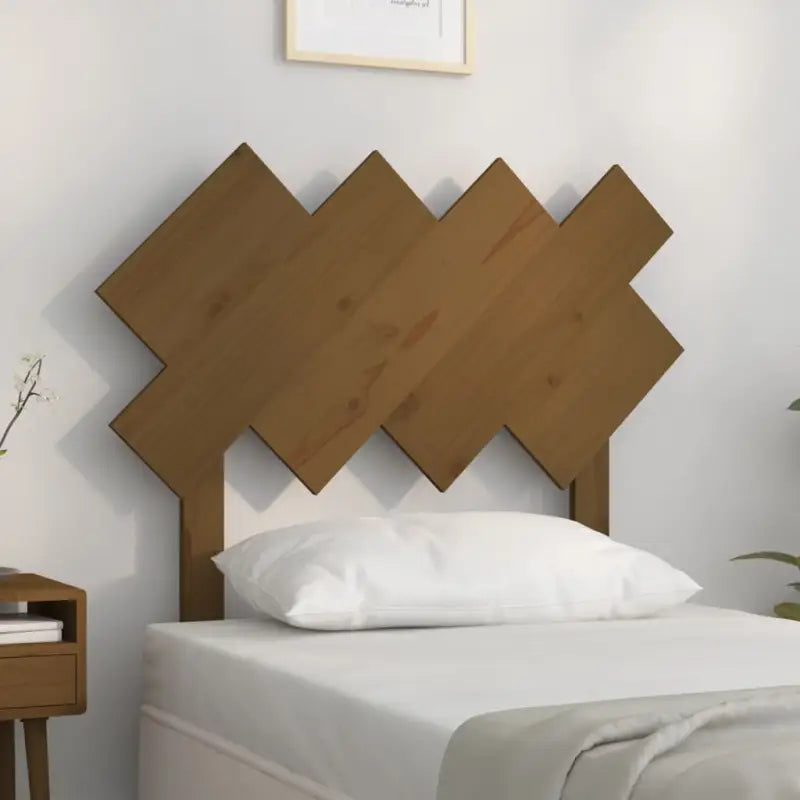Hoofdborden en voetborden van massief grenenhout voor een trendy slaapkamer - Honingbruin / 92 x 81 cm / 1