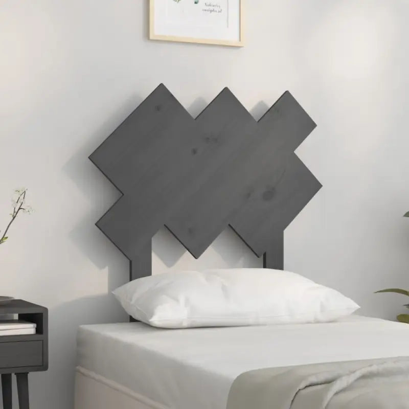 Hoofdborden en voetborden van massief grenenhout voor een trendy slaapkamer - Grijs / 72.5 x 81 cm / 1 - Hoofdborden