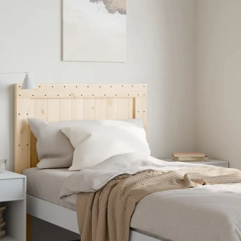 Hoofdeinde van massief grenenhout met rustieke charme - 100 x 104 cm / 1 / Effen ontwerp - Hoofdborden en voetborden