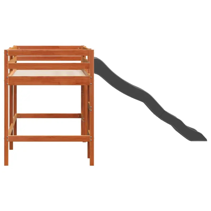 Hoogslaper voor kinderen van massief grenenhout met stabiele constructie - Bedden & bedframes