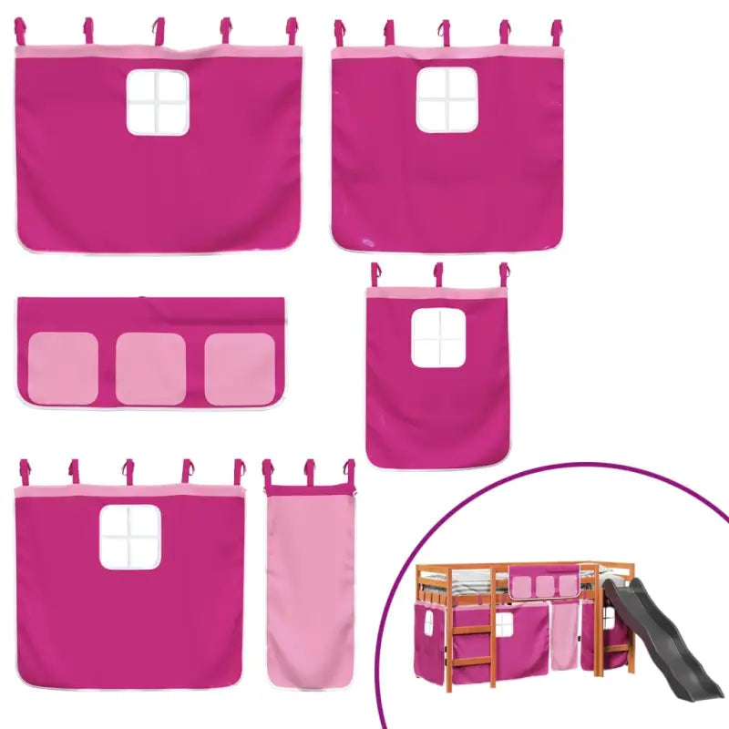 Hoogslaper voor Kinderen van Massief Grenenhout voor Ruimtebesparing - Bedden & bedframes