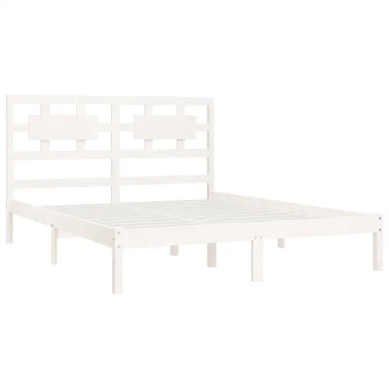 Houten bedframe met hoofdeinde van massief Grenenhout levering bevat - Bedden & bedframes
