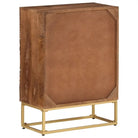 Houten cd en dvd kast van massief mangohout met tijdloze uitstraling - Cd- & dvd-kasten