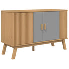 Houten dressoir met massief grenenhout en Scandinavisch design - Dressoirs & buffetkasten