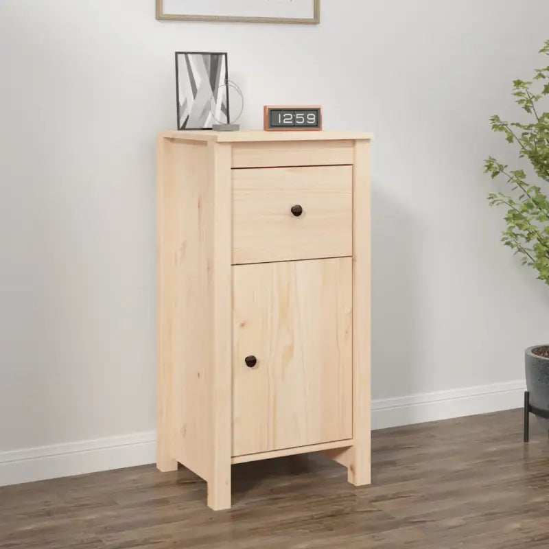 Houten Dressoir van massief grenenhout voor een opgeruimde woonkamer - Naturel / 1 / Nachtkastje - Dressoirs &