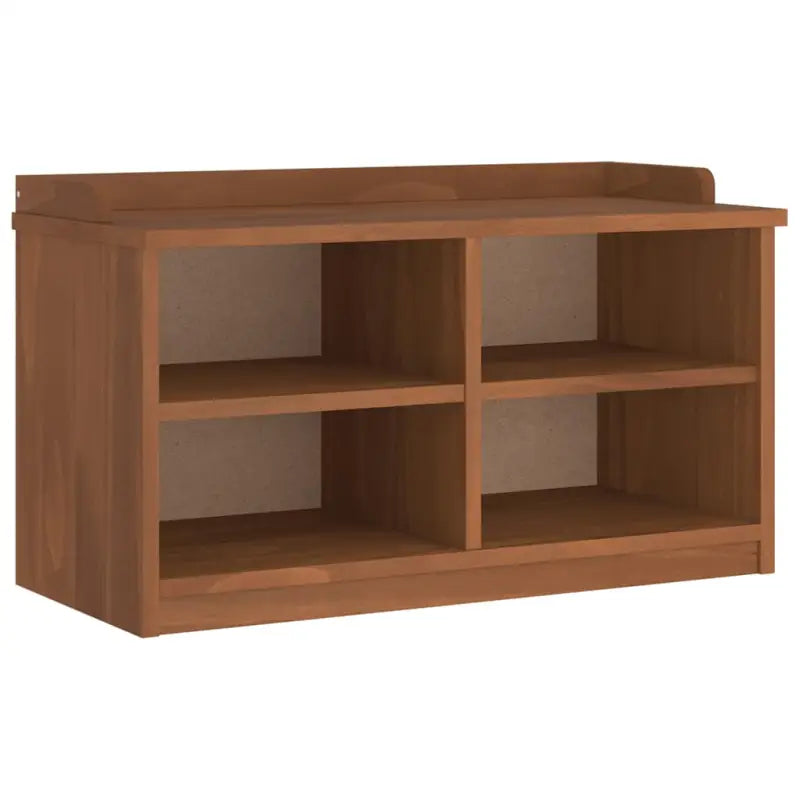 Houten gangbank met massief grenenhout en rustieke charme - Opberg- & halbankjes