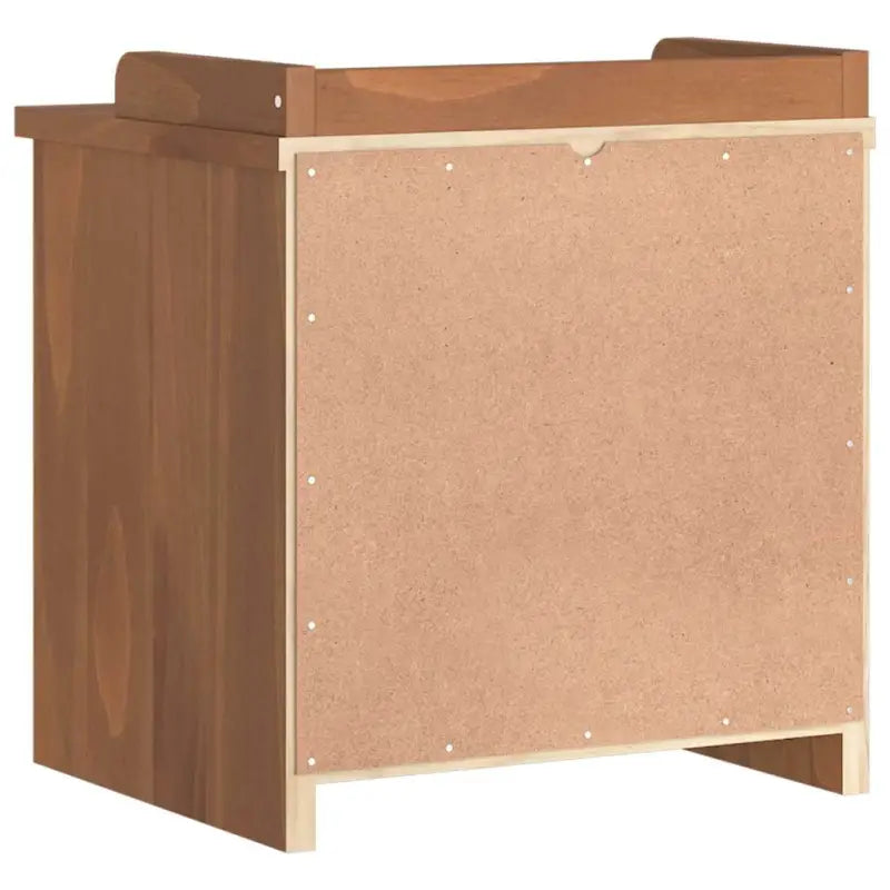 Houten gangbank van massief grenenhout met rustieke charme - Opberg- & halbankjes