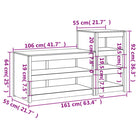 Houten keukenkasten van massief grenenhout voor buitenkeuken - Keukenkasten