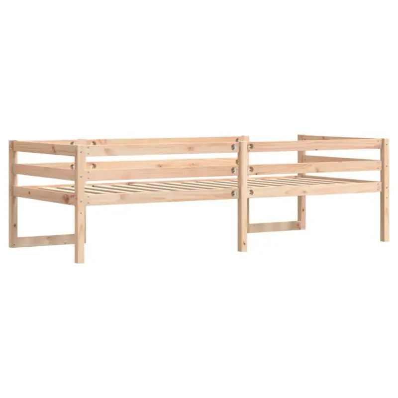 Houten kinderbedframe van massief grenenhout met elegant design - Bedden & bedframes