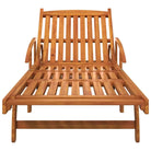 Houten Ligstoelen Set van Massief Acaciahout voor Buiten Gebruik - Ligstoelen