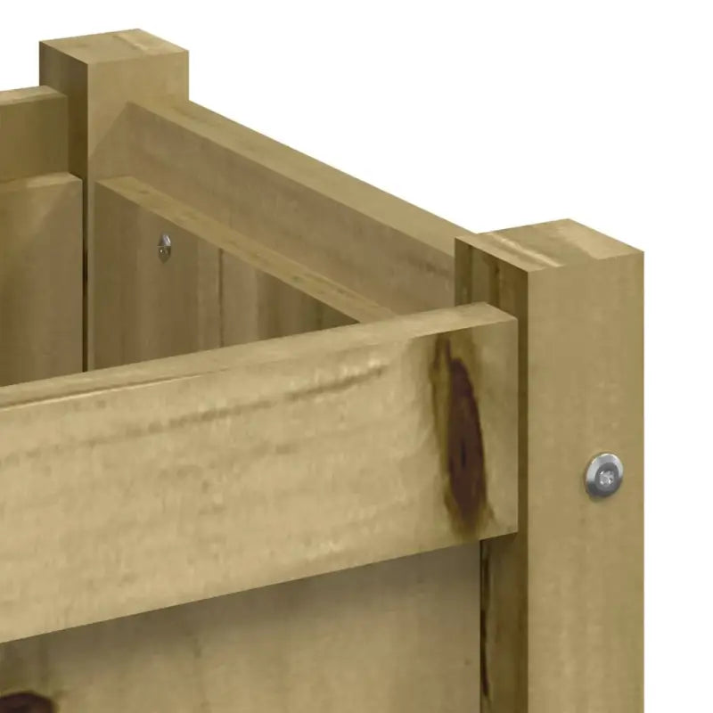 Houten plantenbak van geïmpregneerd grenenhout voor tuin en terras - Bloempotten & plantenbakken