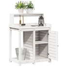 Houten Plantenstandaard van massief grenenhout voor binnen en buiten - Plantenstandaarden