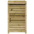 Houten plantenstandaard van massief grenenhout voor binnen en tuin - Plantenstandaarden