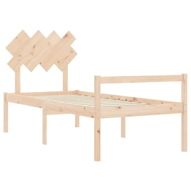 Houten seniorenbed van massief grenenhout voor comfortabele nachtrust - Bedden & bedframes