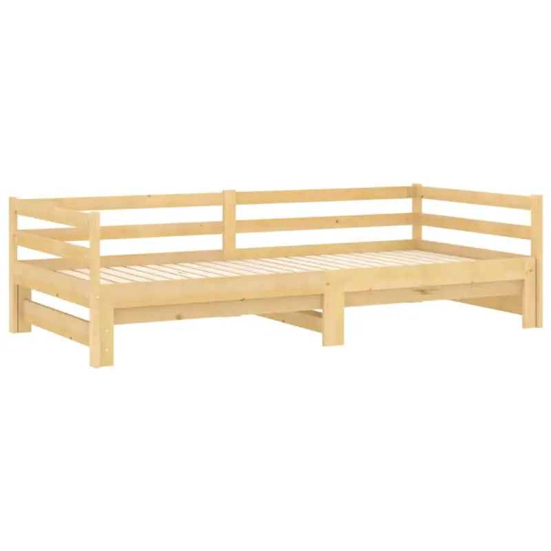 Houten slaapbank van massief grenenhout met praktische afmetingen - Bedden & bedframes