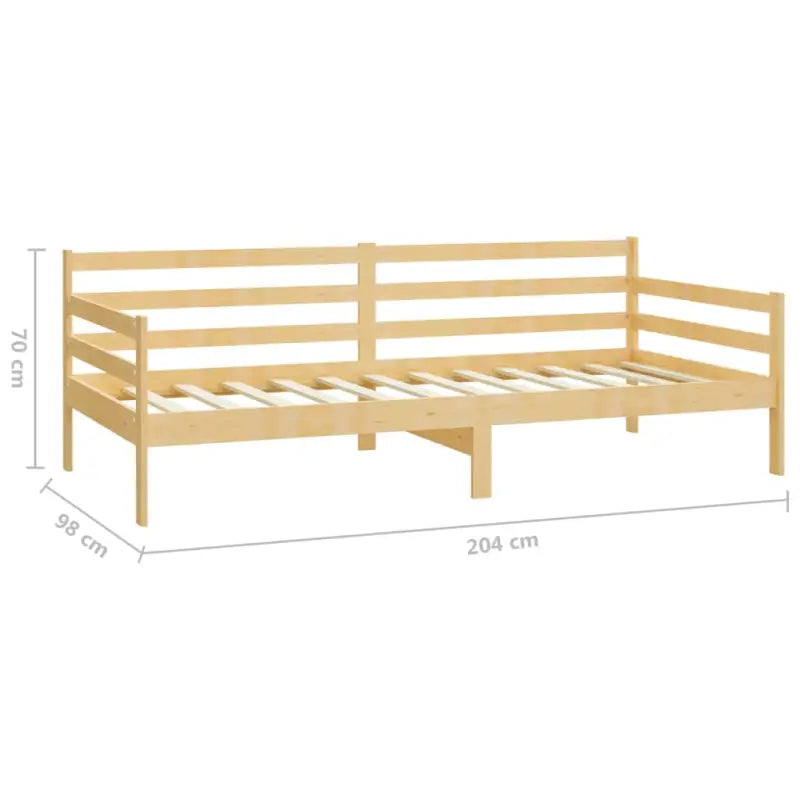 Houten slaapbank van massief grenenhout voor logés en dagelijks gebruik - Bedden & bedframes