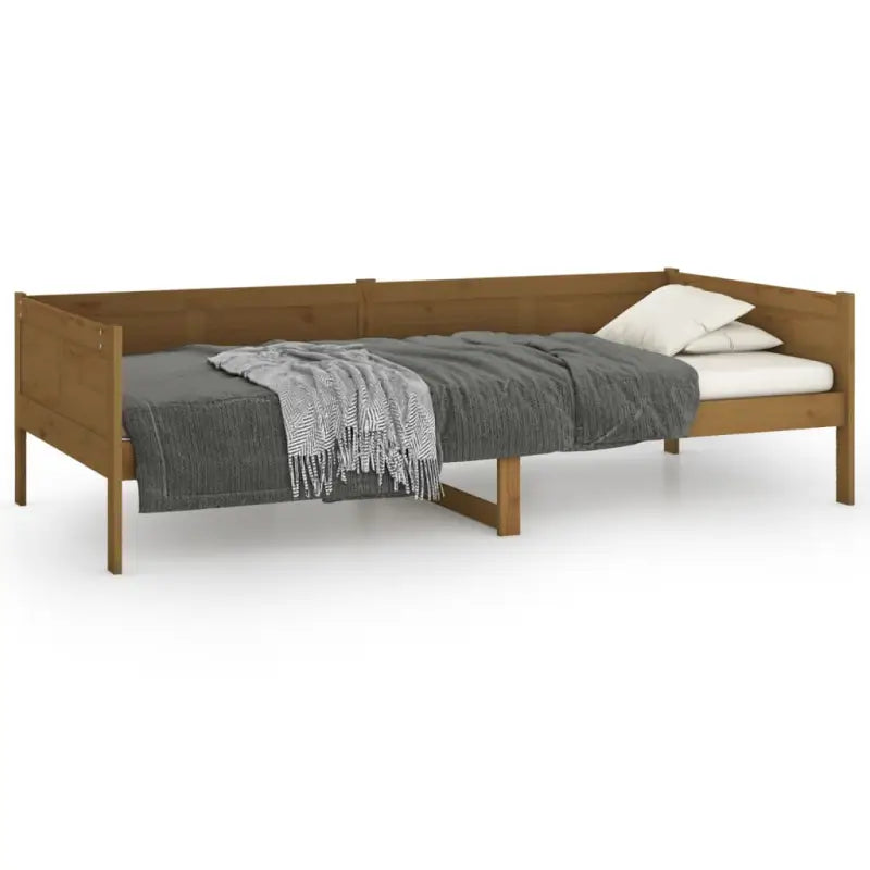Houten slaapbank van massief Grenenhout voor overdag sofa en nachtrust - Bedden & bedframes